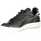 Diadora Black Leather Womens Sneaker