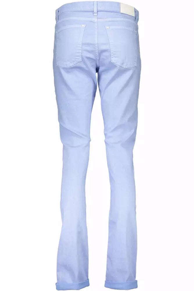 Gant Light Blue Cotton Women Jean