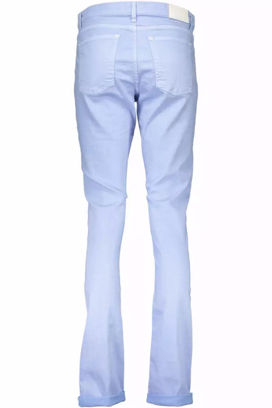 Gant Light Blue Cotton Women Jean