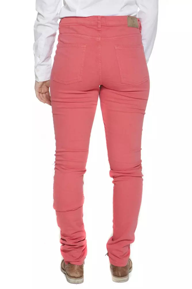 Gant Pink Cotton Women Jean