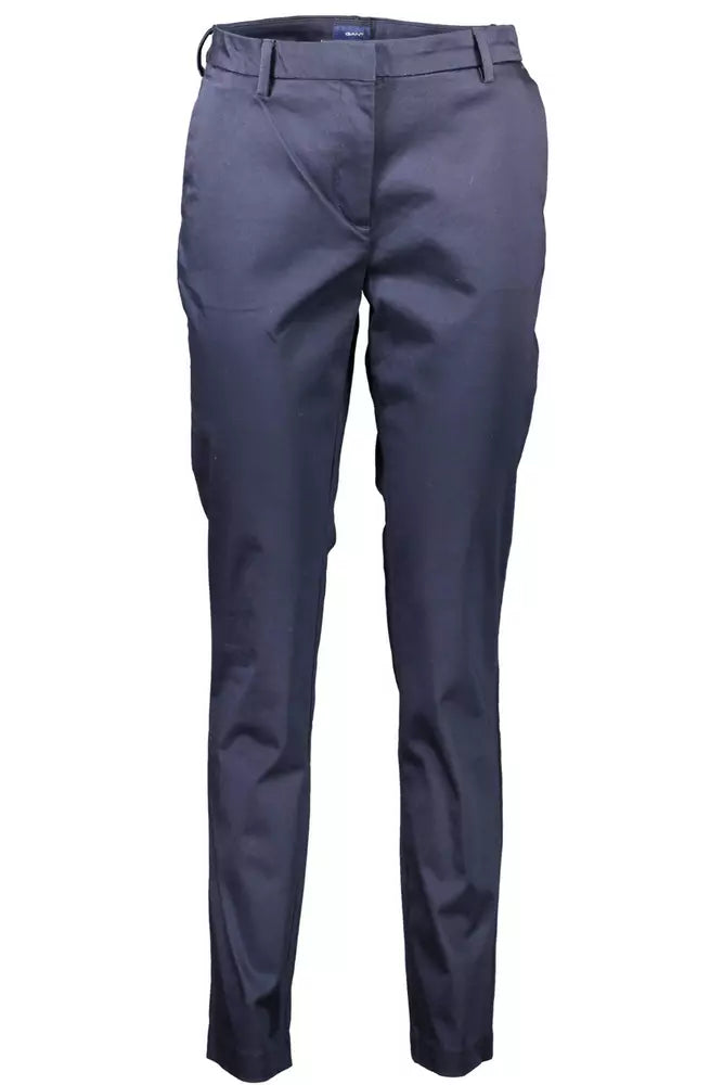 Gant Blue Cotton Women Pants