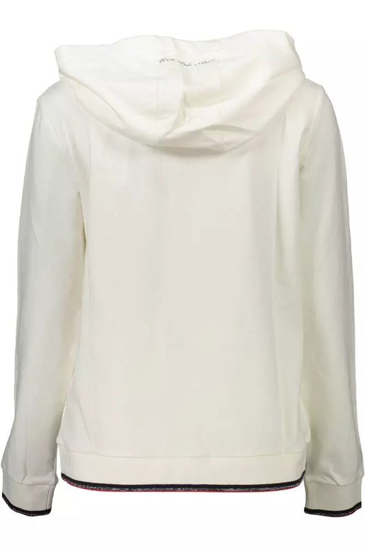 U.S. POLO ASSN. White Cotton Women Sweater