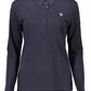 U.S. POLO ASSN. Blue Cotton Women Polo Shirt