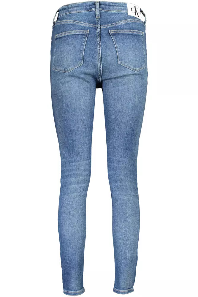 Calvin Klein Blue Cotton Women Jeans