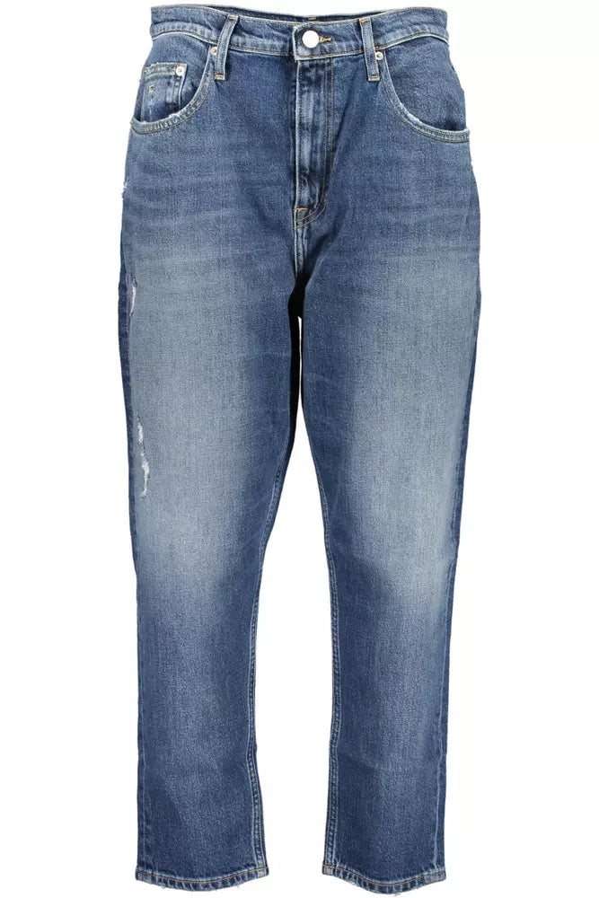 Tommy Hilfiger Blue Cotton Women Jeans