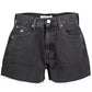 Tommy Hilfiger Black Cotton Women Shorts