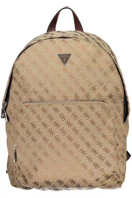 Guess Jeans Brown Polyester Women Backpack