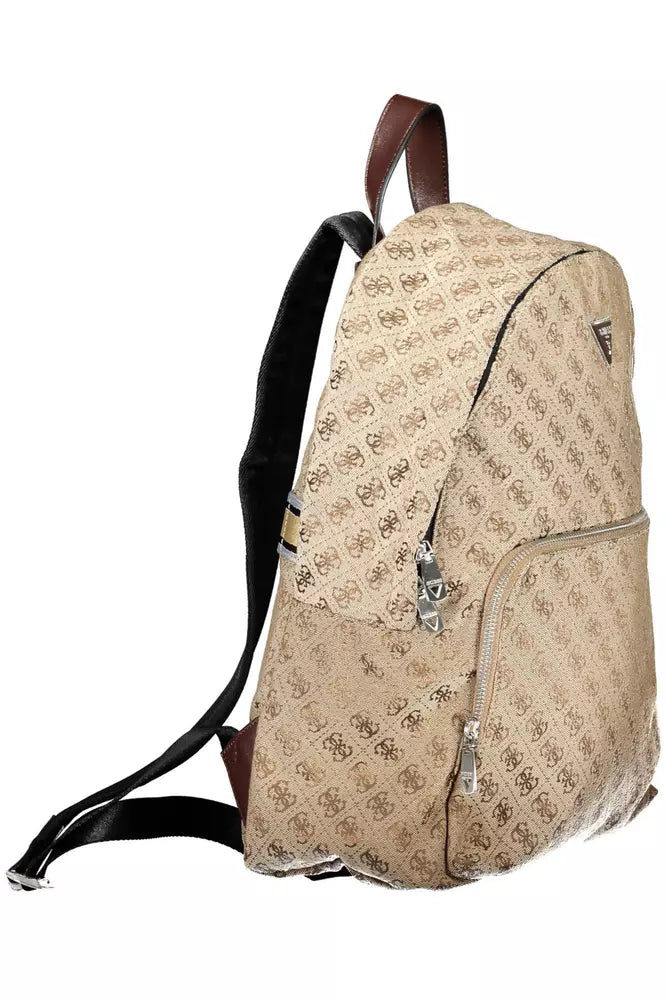 Guess Jeans Brown Polyester Women Backpack