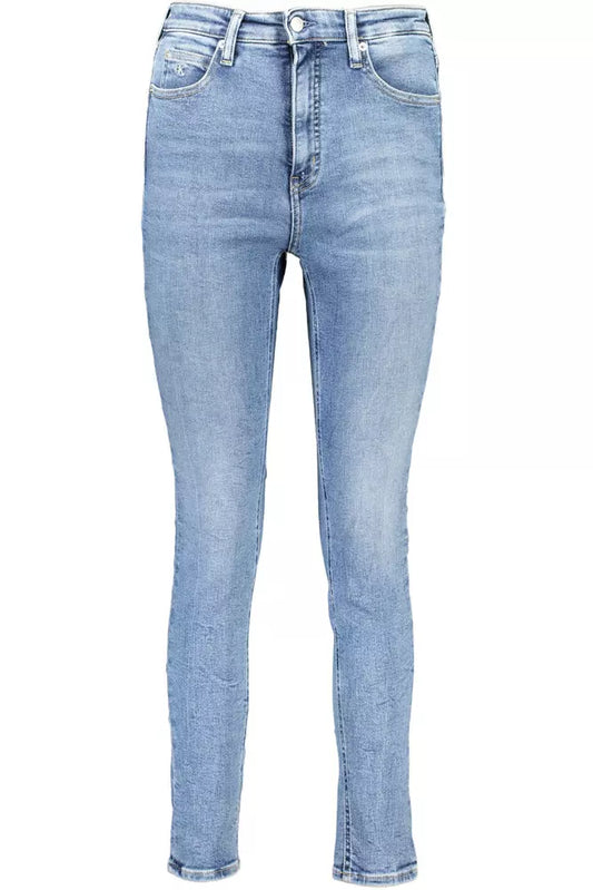 Calvin Klein Light Blue Cotton Women Jeans