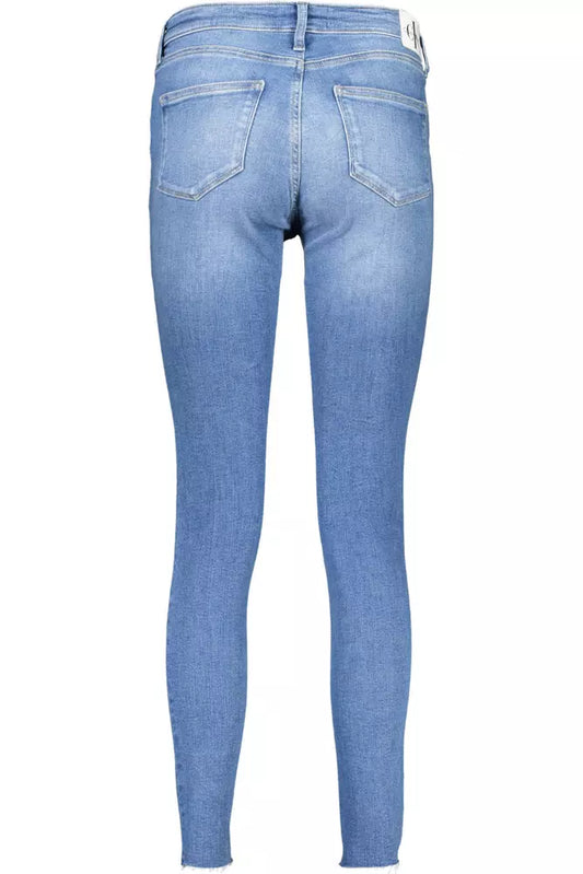 Calvin Klein Light Blue Cotton Women Jeans