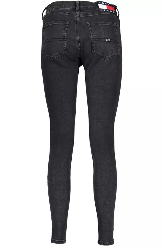 Tommy Hilfiger Black Cotton Women Jeans