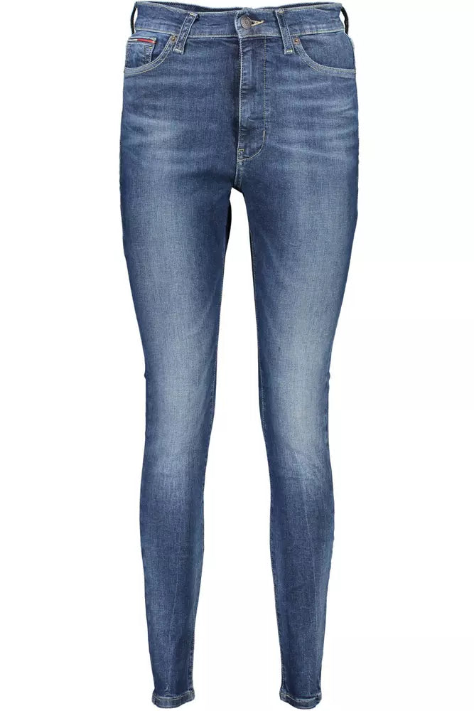 Tommy Hilfiger Blue Cotton Women Jeans