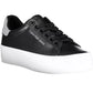 Calvin Klein Black Leather Women Sneaker