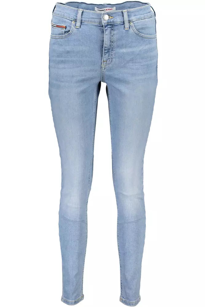 Tommy Hilfiger Light Blue Cotton Women Skinny Jean