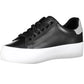 Calvin Klein Black Leather Women Sneaker