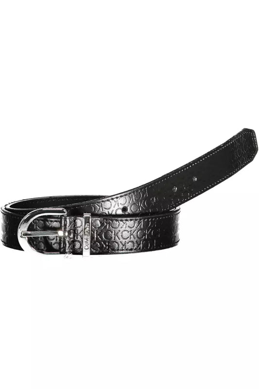 Calvin Klein Black Leather Women Belt