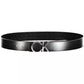 Calvin Klein Black Leather Women Belt