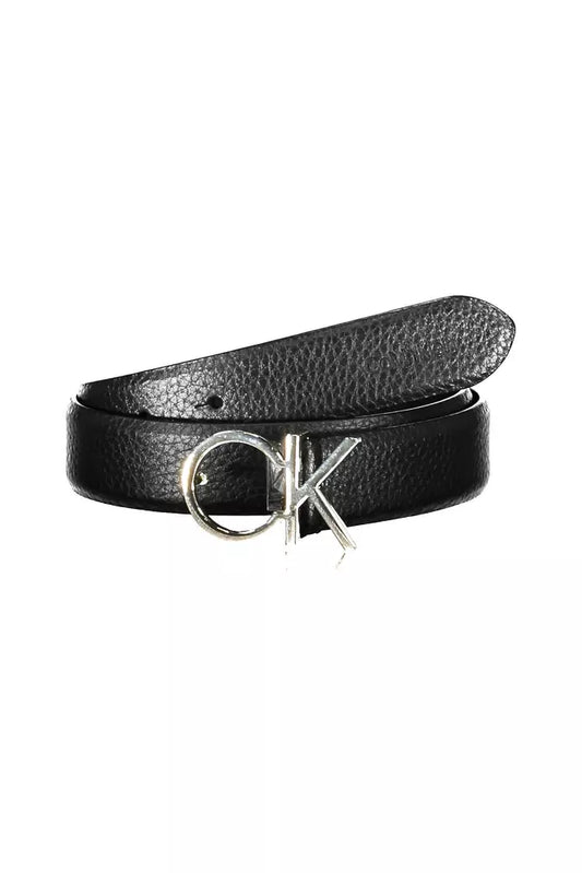 Calvin Klein Black Leather Women Belt