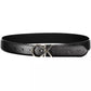 Calvin Klein Black Leather Women Belt