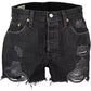 Levi's Black Cotton Women Short