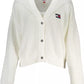 Tommy Hilfiger White Cotton Women Cardigan