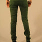 John Galliano Green Cotton Women Jean