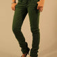 John Galliano Green Cotton Women Jean