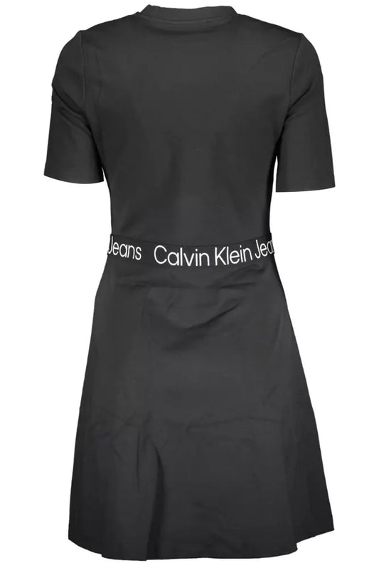 Calvin Klein Black Viscose Women Dress