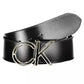 Calvin Klein Black Leather Women Belt