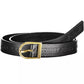 Tommy Hilfiger Black Leather Women Belt