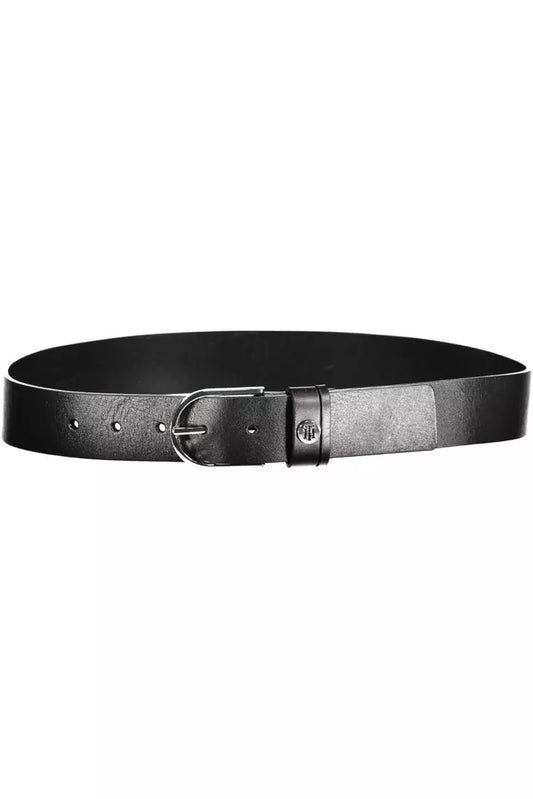 Tommy Hilfiger Black Leather Women Belt