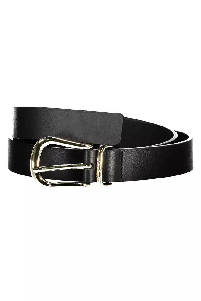 Tommy Hilfiger Black Leather Women Belt