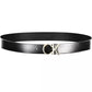 Calvin Klein Black Leather Women Belt