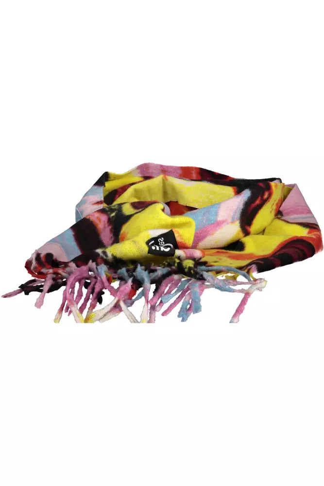 Desigual Yellow Polyester Women Scarf