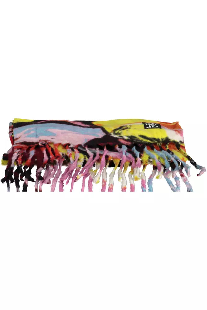 Desigual Yellow Polyester Women Scarf