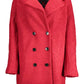 Desigual Red Wool Women Coat