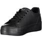 Calvin Klein Black Leather Women Sneaker