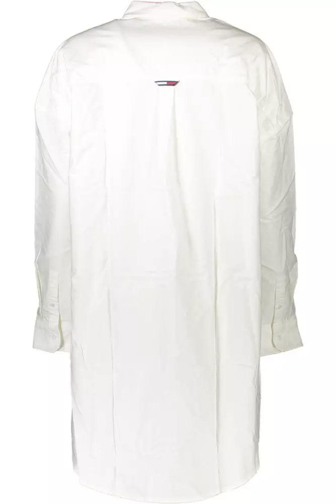 Tommy Hilfiger White Cotton Women Shirt