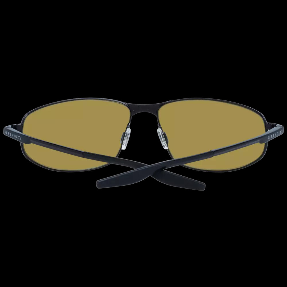 Serengeti Black Unisex Sunglasses