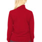 PINKO Chic Red Turtleneck Sweater with Chest Embroidery