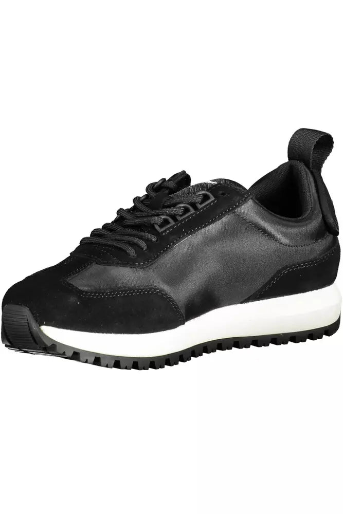 Calvin Klein Black Leather Women Sneaker