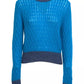 PINKO Chic Alpaca Blend Crop Sweater with Lurex Details