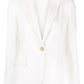 PINKO Elegant White One-Button Blazer Jacket