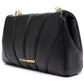 Plein Sport Elegant Black Crossbody with Gold Chain Accent