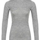 PINKO Chic Ribbed Wool Sweater with Metal Button Detail