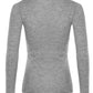 PINKO Chic Ribbed Wool Sweater with Metal Button Detail