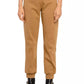 PINKO Chic Camel High-Waisted Trousers