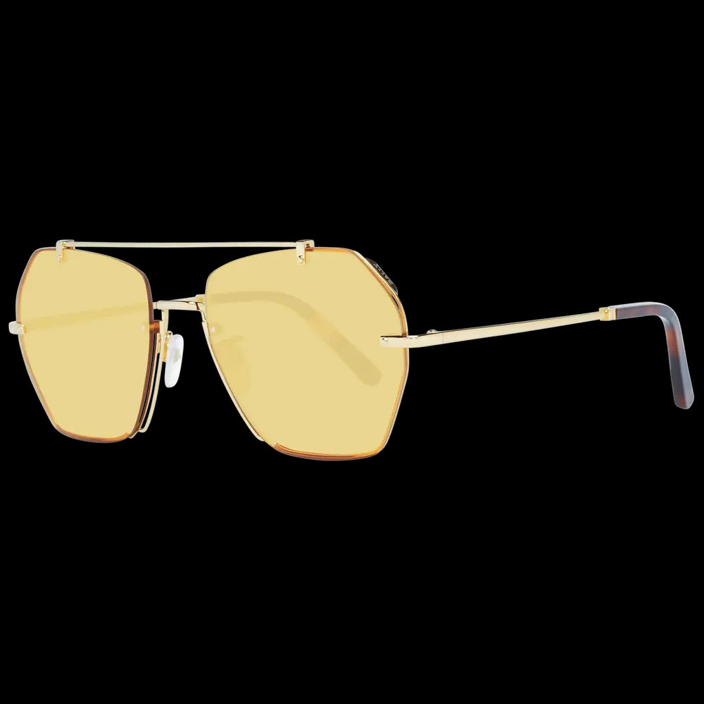 Bally Gold Unisex Sunglasses