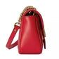 Gucci Elegant Red Matelassé Leather Shoulder Bag