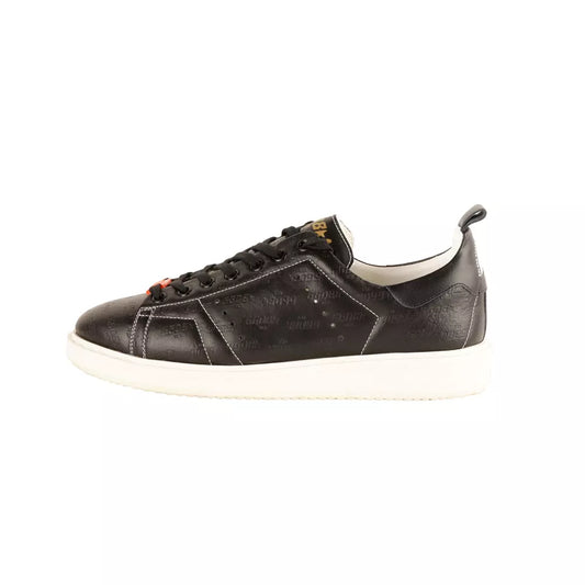 Golden Goose Chic Black Leather Low Sneakers for Women